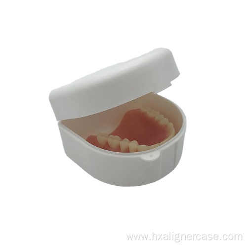 Plastic Retainer Holder Denture Orthodontic Retainer Case